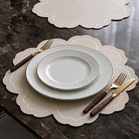 Набор плейсматов Flora Table кремовые (2шт.)