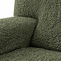 Чехол на 3-ех местный диван "Felicita" зелёный шалфей