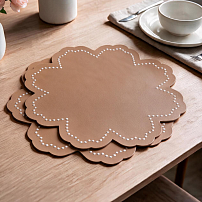 Набор плейсматов Flora Table тауп (2шт.)