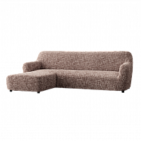 Чехол на угловой диван выступ слева "Felicita" Граффито